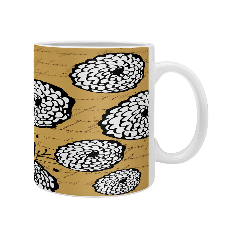 Tasse à café lettre d’écoulement