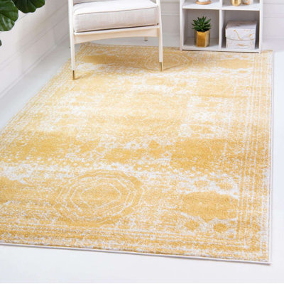 Tapis jaune moutarde Rizo Pat