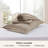Bedsure Deep Pocket Sheet Set - Fits Mattresses Up to 21 Inches Thick -  GentleSoft Bed Sheet set, Moisture Wicking, Soft & Cooling Bed Sheet & Pillowcases, Easy & Secure Fit-105311095-105311104