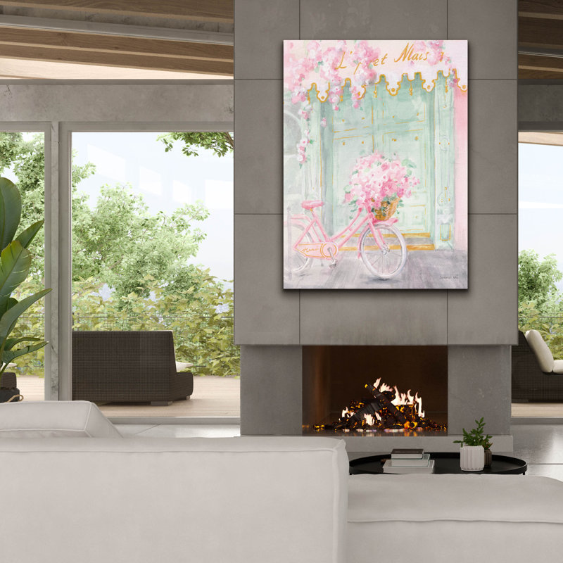  «Pastel Paris 1 C» par Danhui Nai, art mural sur toile, H 54 po x l 40 po
