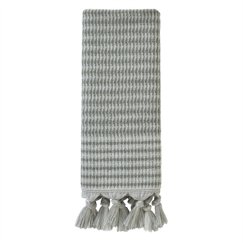 Reign Cotton Plush Hand Towel, Sage
