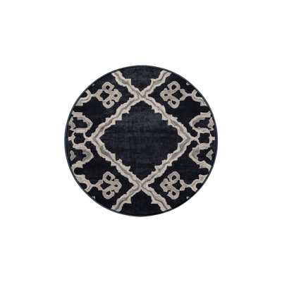 Machine Washable Gray Area Rug