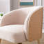 Fauteuil demi-tonneau en coton 27,76 po Beloni