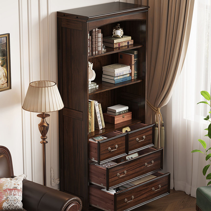 Bibliothèque populaire de style américain