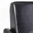 Black Fax Leather Push Back Chair For Elegant Home Décor