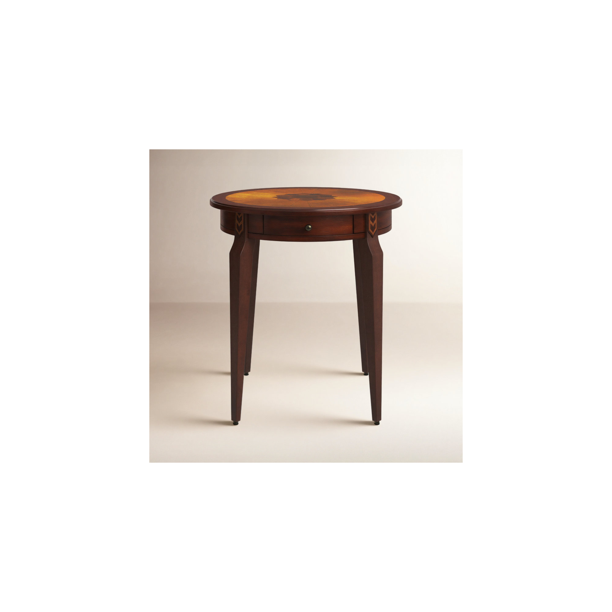 Amberwood End Table with Storage, Cherry