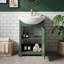 Meuble-lavabo de 20 po avec lavabo, tablette et porte-133526844