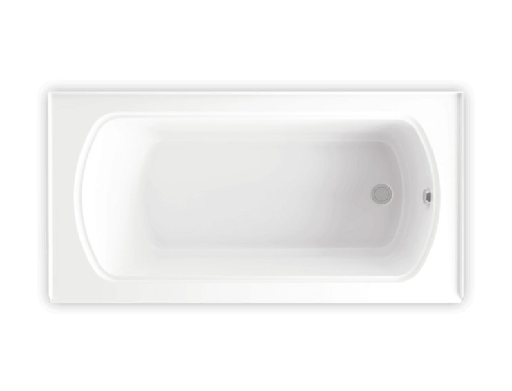 Meridian 60'' L Alcove Soaking Bathtub