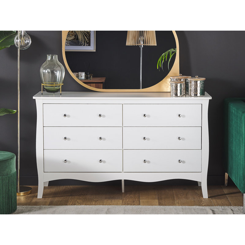 Ottilie 6 Drawer Chest, White