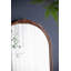 Cadre de miroir antique rose sculpté à la main 30 "x 65"