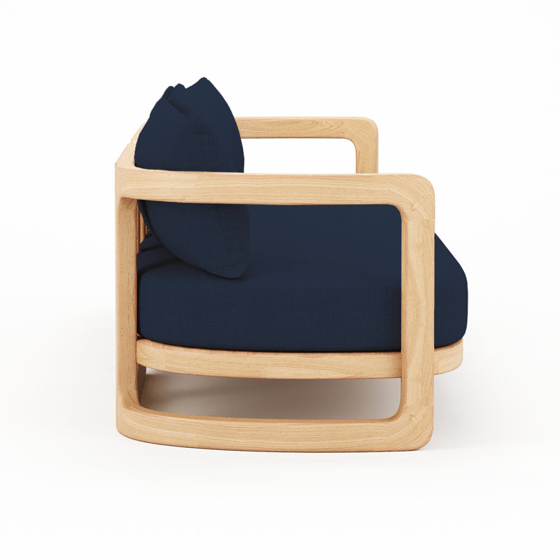 Muse Sofa - Natural Sanded, Blue