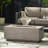 Rectangular 40,000 Concrete Fire Pit - Warm Up Your Outdoor Life, Transform Space-290046489-290046490