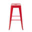 Tabouret à hauteur de comptoir de 30 pouces, ensemble de 4 tabourets de bar en métal sans dossier, non empilable, amovible et facile à assembler-42492771-42492796