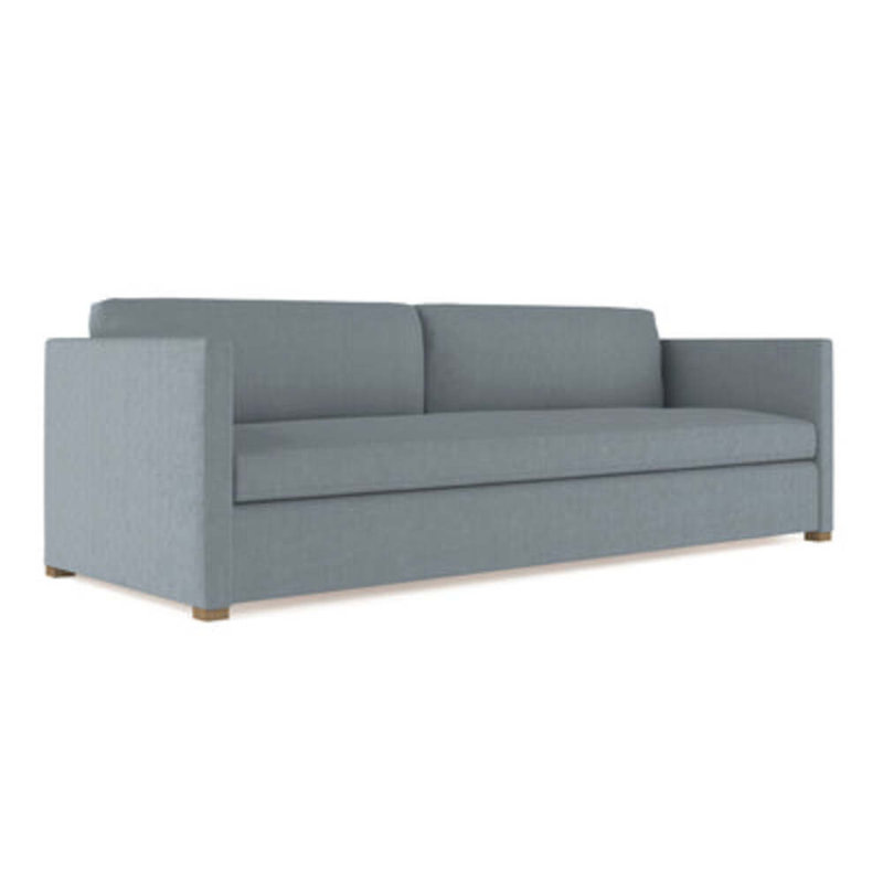 Canapé Madison, H 33 po x l 72 po x P 38 po, Brume de lin Box Weave, Patiné