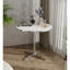 Table de salle à manger et à thé. Bureau imperméable, teinté. Pieds, peu encombrant. P 31,38 po x l 31,38 po x H 27,76 po Table blanche. Dessus, imperméable. Conception efficace.