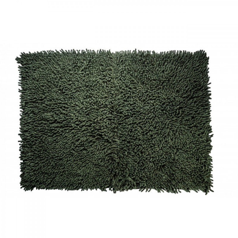 Shaggy - Moss Green Bathmat