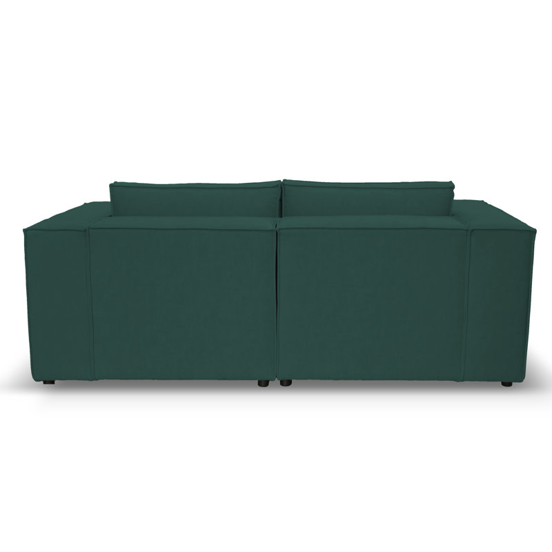 Natan 3 Seater Corner Sofa , Green