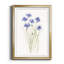 Bleuet botanique délicat - Reproduction d'art sur papier encadrée-1410871969-1410871968