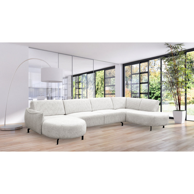 5 Seater Corner Sofa , Left Hand Facing, Cream