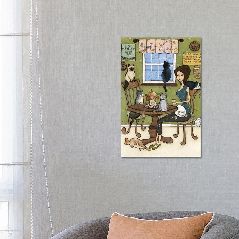 Meow by Jamie Morath - Wrapped Canvas Print, 66.04 cm H x 45.72 cm W x 1.91 cm D