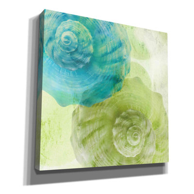 «Luminous Seashells 3» par Elena Ray, art mural sur toile
