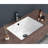 21"X14"  Ceramic Rectangular Undermount Bathroom Sink With Overflow