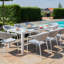 Bergh 8 Seat Rectangular Dining Set - with Fire Pit Table-673598362