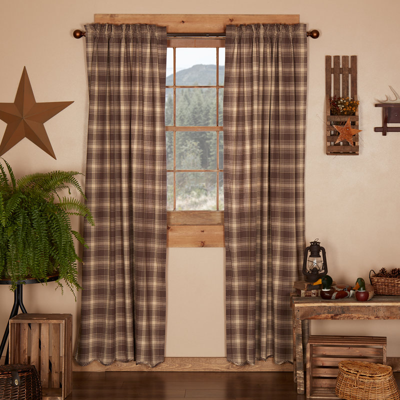 Castlekeep 100% Cotton Room Darkening Curtain Panel Pair, 40" W x 84" L