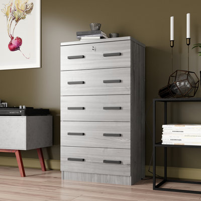 Giello 5 Deep Drawers 56" Tall Chest, New Improved Design