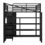 Poste de travail pour garde-robe lit double
