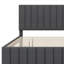 Lit plateforme tapissier avec lit gigogne et 3 tiroirs-701360037