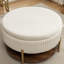 Charyn Upholstered Round Storage Ottoman-119044845