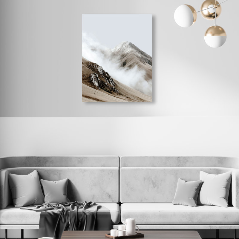 Foggy Peak Print by Oliver Gal, 20" H x 16" W, Gallery Wrapped