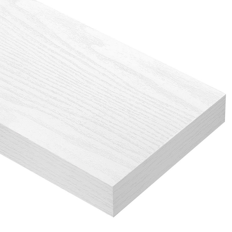 Bathroom Shelves Floating Shelves for Wall Shelf Over Toilet Small Wall Mounted Farmhouse Decor 16 inch Set of 2, White