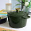 Argon Tableware - 2pc Round Cast Iron Casserole Dish Set - 2.8L / 4.5L-118013425