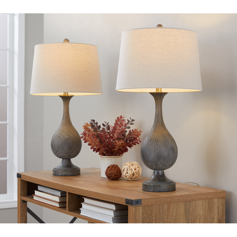 Lampe de table 29 po Eisenman, Brun, Naturel