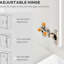 Rangement compact pour salle de bain avec tiroir et tablette réglable - organisateur d'armoire blanc durable