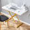 Table convertible de 43,3 po avec table pliante et base X-Lift réglable