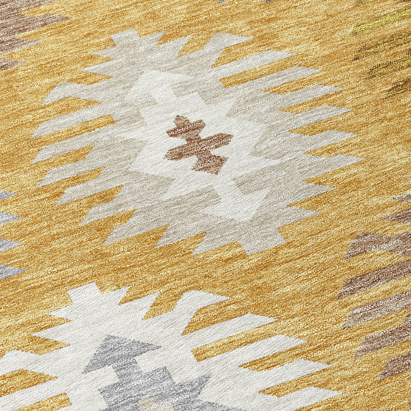 Tapis rond ivoire et taupe 8 pi