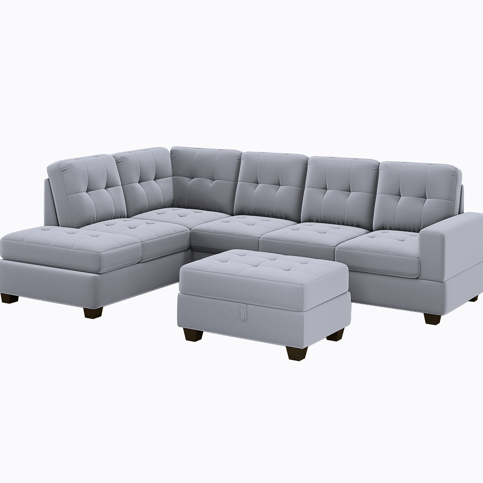 Latitude Run® Jahnell 3 - Piece Velvet Sectional | Wayfair