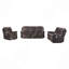 Fauteuil inclinable souple, fauteuil inclinable Bruni Brown