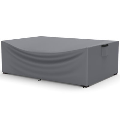 Heavy Duty Patio Furniture Cover for Garden and Deck Waterproof Rectangular Outdoor Furniture Cover by Latitude Run