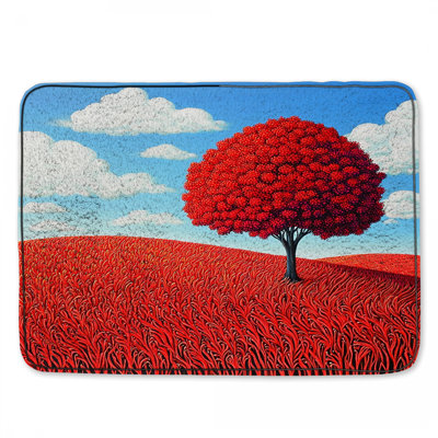 Tapis de bain arbre
