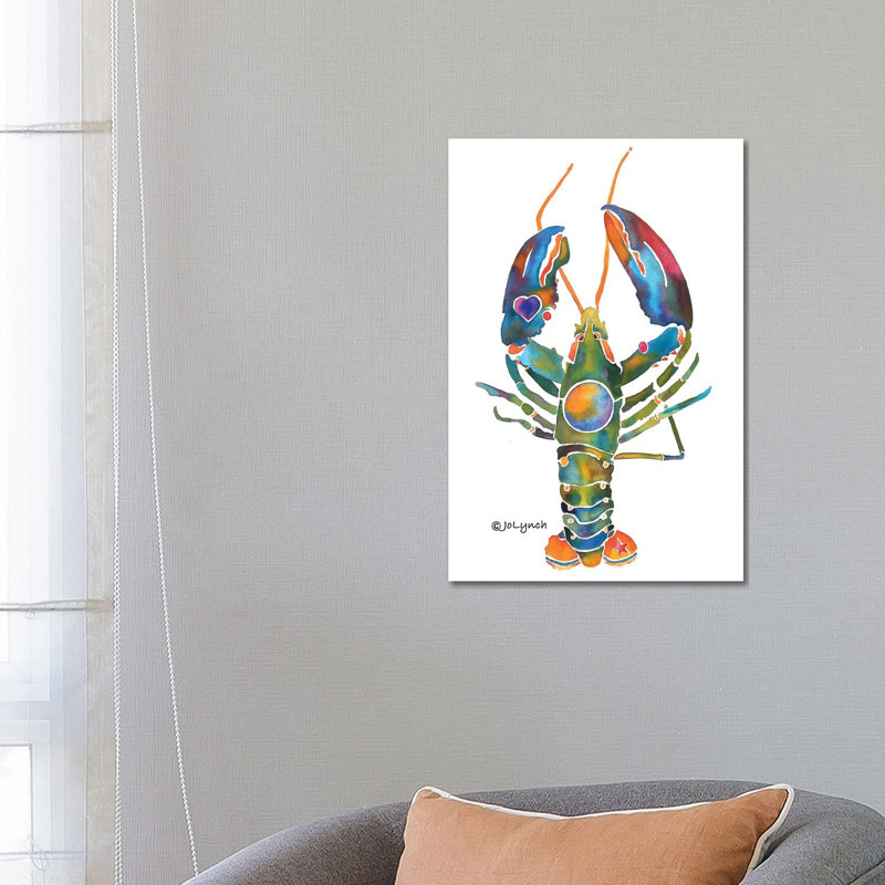 Lobster Maine by Jo Lynch - Wrapped Canvas Gallery-Wrapped Canvas Giclée