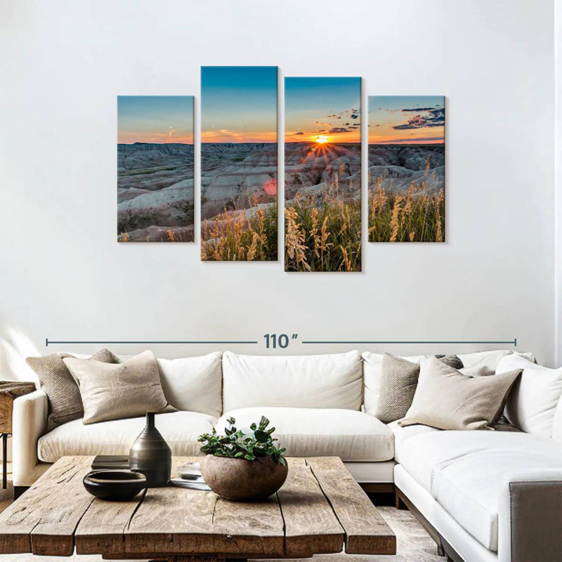 Badlands National Park, 48" H x 75" W