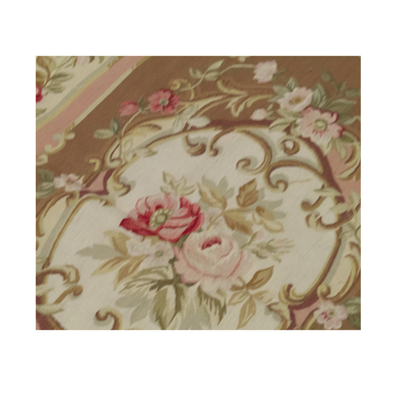 Aubusson Renaissance Wool Oriental Area Rug