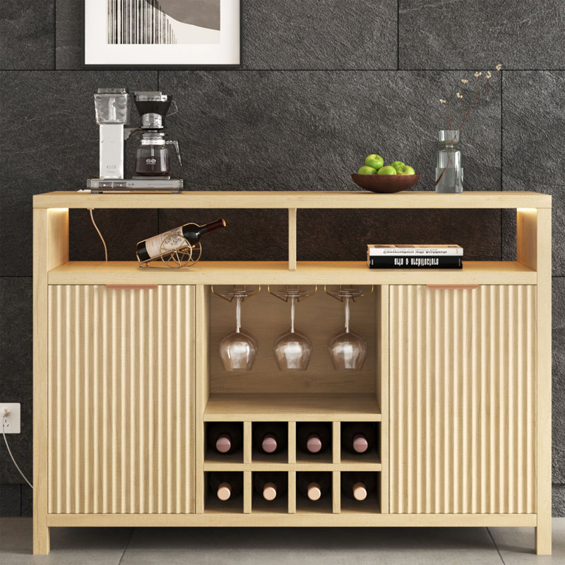 Bar 47,2 "avec lumière DEL, Couleur du bois