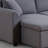 Artemax  U-Shape Pull-out Sleeper Sectional Sofa with Double Storage Spaces ,Dark gray
