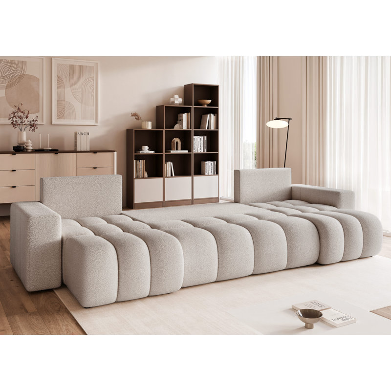 5 Seater Sofa Bed, Grey