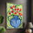 Adventure Floral I Framed Print - Solid Wood-1897629313